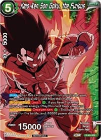 Kaio-Ken Son Goku, the Furious (Zenkai Series Tournament Pack Vol.1 Winner) - Tournament Promotion Cards - Dragon Ball Super: Masters card