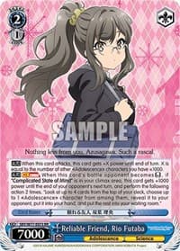 Reliable Friend, Rio Futaba - Rascal Does Not Dream of a Dreaming Girl - Weiss Schwarz card