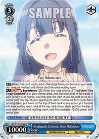 Irreplaceable Existence, Shoko Makinohara - Rascal Does Not Dream of a Dreaming Girl - Weiss Schwarz card