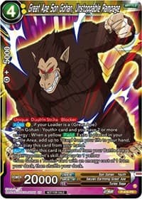Great Ape Son Gohan, Unstoppable Rampage (Zenkai Series Tournament Pack Vol.1) - Tournament Promotion Cards - Dragon Ball Super: Masters card
