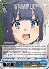 Future Dreams, Shoko Makinohara (SR) - Rascal Does Not Dream of a Dreaming Girl - Weiss Schwarz card