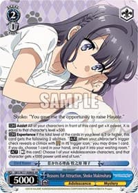 Reasons for Attraction, Shoko Makinohara (SR) - Rascal Does Not Dream of a Dreaming Girl - Weiss Schwarz card