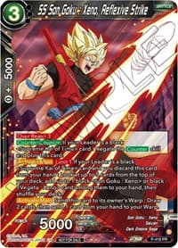 SS Son Goku: Xeno, Reflexive Strike (Zenkai Series Tournament Pack Vol.1) - Tournament Promotion Cards - Dragon Ball Super: Masters card