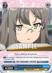 "Unraveling the Superstring Theory" Rio Futaba - Rascal Does Not Dream of a Dreaming Girl - Weiss Schwarz card