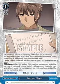 Future Plans (b) - Rascal Does Not Dream of a Dreaming Girl - Weiss Schwarz card