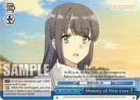 Memory of First Love - Rascal Does Not Dream of a Dreaming Girl - Weiss Schwarz card