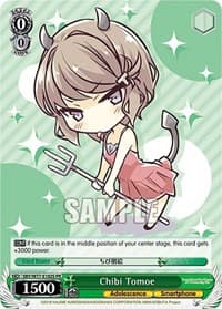 Chibi Tomoe (Foil) - Rascal Does Not Dream of a Dreaming Girl - Weiss Schwarz card