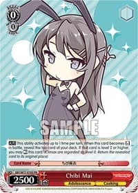 Chibi Mai - Rascal Does Not Dream of a Dreaming Girl - Weiss Schwarz card