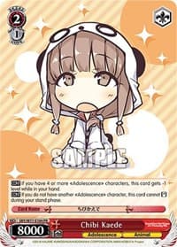 Chibi Kaede - Rascal Does Not Dream of a Dreaming Girl - Weiss Schwarz card