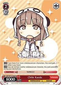 Chibi Kaede (Foil) - Rascal Does Not Dream of a Dreaming Girl - Weiss Schwarz card