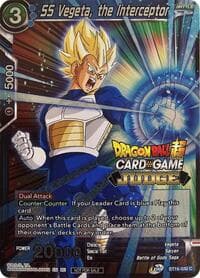 SS Vegeta, the Interceptor (Judge Pack Vol.12) - Tournament Promotion Cards - Dragon Ball Super: Masters card