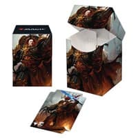 Warhammer 40K Commander Abaddon the Despoiler 100+ Deck Box for Magic: The Gathering - Ultra Pro Deck Boxes - Deck Boxes card
