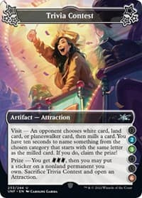 Trivia Contest (2-3-6) - Unfinity - Magic: The Gathering card