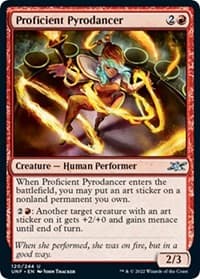 Proficient Pyrodancer - Unfinity - Magic: The Gathering card