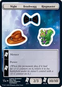 Night Brushwagg Ringmaster - Unfinity - Magic: The Gathering card
