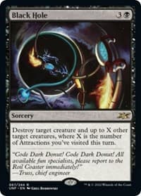 Black Hole - Unfinity - Magic: The Gathering card
