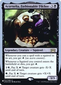 Acornelia, Fashionable Filcher - The List Reprints - Magic: The Gathering card