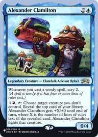 Alexander Clamilton - The List Reprints - Magic: The Gathering card