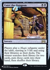 Enter the Dungeon - The List Reprints - Magic: The Gathering card