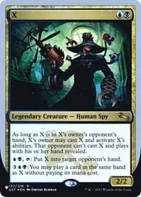 X - The List Reprints - Magic: The Gathering card