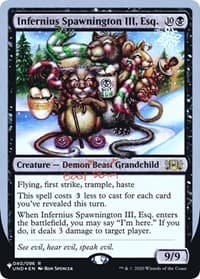 Infernius Spawnington III, Esq. - The List Reprints - Magic: The Gathering card