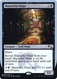 Masterful Ninja - The List Reprints - Magic: The Gathering card