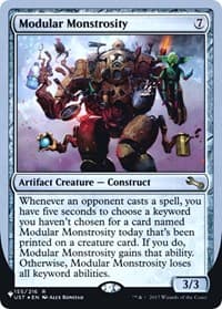 Modular Monstrosity - The List Reprints - Magic: The Gathering card