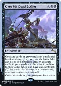 Over My Dead Bodies - The List Reprints - Magic: The Gathering card