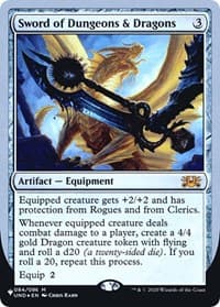 Sword of Dungeons & Dragons - The List Reprints - Magic: The Gathering card
