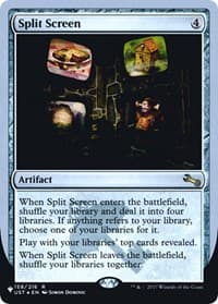Split Screen - The List Reprints - Magic: The Gathering card