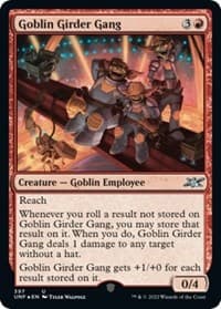 Goblin Girder Gang (Galaxy Foil) - Unfinity - Magic: The Gathering card