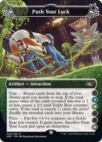 Push Your Luck (2-3-6) - Unfinity - Magic: The Gathering card