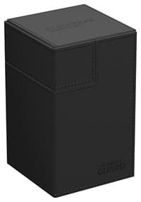 Flip 'n' Tray XenoSkin Monocolor - Black (Holds 100+) - Ultimate Guard Deck Boxes - Deck Boxes card