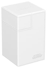 Flip 'n' Tray XenoSkin Monocolor - White (Holds 100+) - Ultimate Guard Deck Boxes - Deck Boxes card