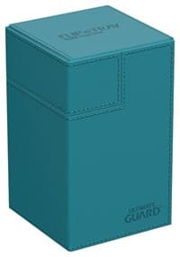 Flip 'n' Tray XenoSkin Monocolor - Petrol (Holds 100+) - Ultimate Guard Deck Boxes - Deck Boxes card