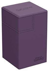 Flip 'n' Tray XenoSkin Monocolor - Purple (Holds 100+) - Ultimate Guard Deck Boxes - Deck Boxes card