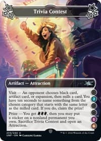 Trivia Contest (2-5-6) - Unfinity - Magic: The Gathering card