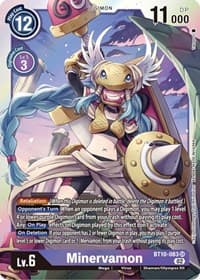 Minervamon - Xros Encounter - Digimon Card Game card