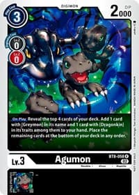 Agumon (Xros Encounter Pre-Release) - New Awakening - Digimon Card Game card