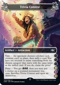 Trivia Contest (4-5-6) - Unfinity - Magic: The Gathering card