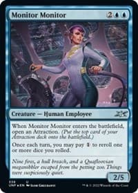 Monitor Monitor (Galaxy Foil) - Unfinity - Magic: The Gathering card