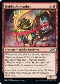 Goblin Airbrusher - Unfinity - Magic: The Gathering card