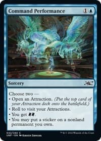 Command Performance - Unfinity - Magic: The Gathering card