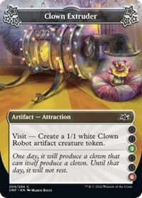 Clown Extruder (3-6) - Unfinity - Magic: The Gathering card