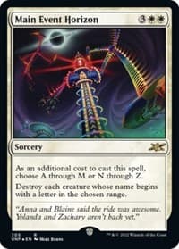 Main Event Horizon (Galaxy Foil) - Unfinity - Magic: The Gathering card