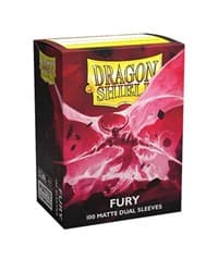 Dragon Shield Dual Matte Standard Sleeves - Fury (100-Pack) - Dragon Shield Card Sleeves - Card Sleeves card