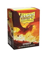 Dragon Shield Dual Matte Standard Sleeves - Ember (100-Pack) - Dragon Shield Card Sleeves - Card Sleeves card