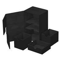 Twin Flip`n`Tray XenoSkin Monocolor - Black (Holds 160+) - Ultimate Guard Deck Boxes - Deck Boxes card