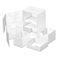 Twin Flip`n`Tray XenoSkin Monocolor - White (Holds 160+) - Ultimate Guard Deck Boxes - Deck Boxes card