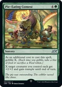 Pie-Eating Contest - Unfinity - Magic: The Gathering card